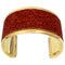Red Pave Glitter Cuff Bracelet