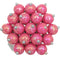 Pink Beaded Iridescent Adjustable Ring