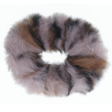 Pink Faux Fur Hair Scrunchie
