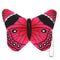 Pink Butterfly Coin Purse Keychain Wallet