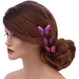 Pink Butterfly Hair Clip