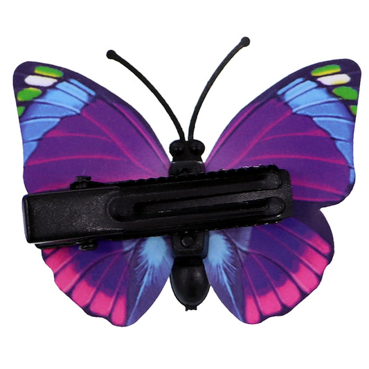 Purple Butterfly Hair Clip