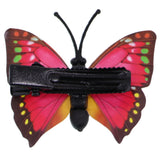 Pink Butterfly Hair Clip