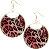 Pink Cheetah Earrings