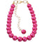Pink Faux Pearl Beaded Bracelet