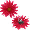 Pink Large Daisy Flower Adjustable Ring
