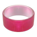 Pink Glossy Acrylic Bangle Bracelet