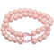 Pink Heart Beaded Stretch Bracelet