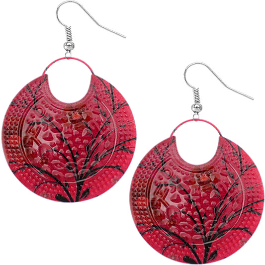 Pink Large Earrings