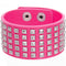 Pink Mini Studded Pyramid Snap Bracelet