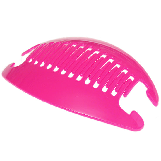 Pink Oversized Banana Hair Clip
