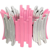 Pink Uneven Curve Stretch Bracelet