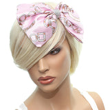 Pink Chain Link Pattern Gator Hair Clip