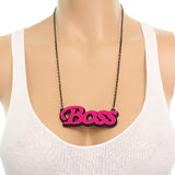 Pink Boss Necklace