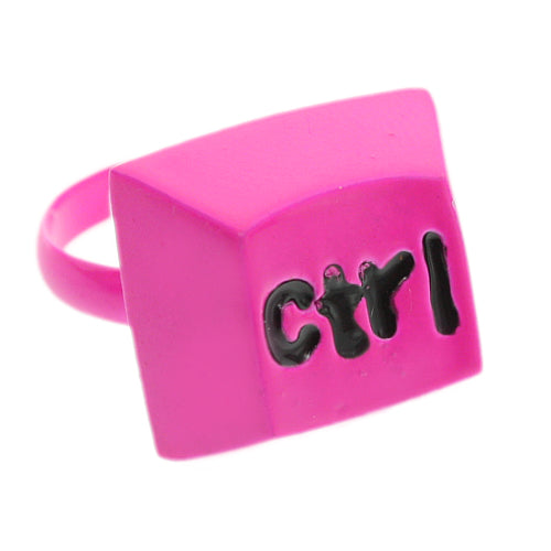 Pink Keyboard CTRL Key Adjustable Ring