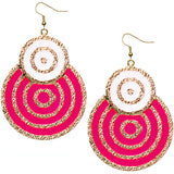 Pink Swirl Earrings