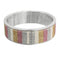 Pink Multicolor Glitter Bangle Bracelet