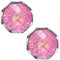 Purple Pink Iridescent Faux Gemstone Post Earrings
