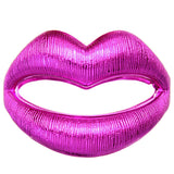 Pink Sexy Large Lips Hinged Bracelet