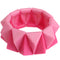 Pink Two Tone Triangle Pyramid Stretch Bracelet