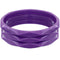 Purple 3-Piece Flat Design Stacked Bracelets