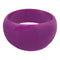 Purple Round Curvy Bangle Bracelet