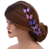 Purple Butterfly Hair Clip