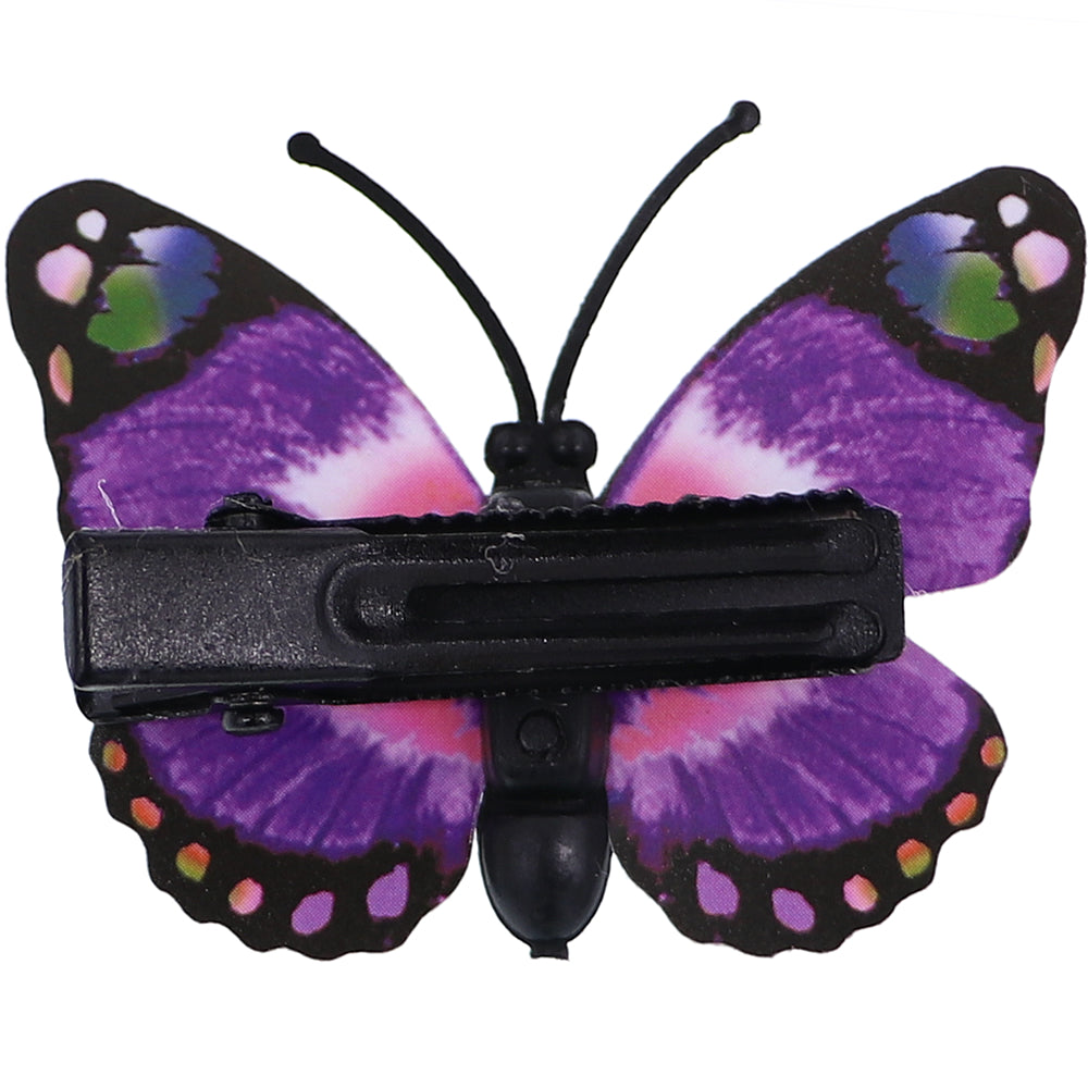 Purple Butterfly Hair Clip