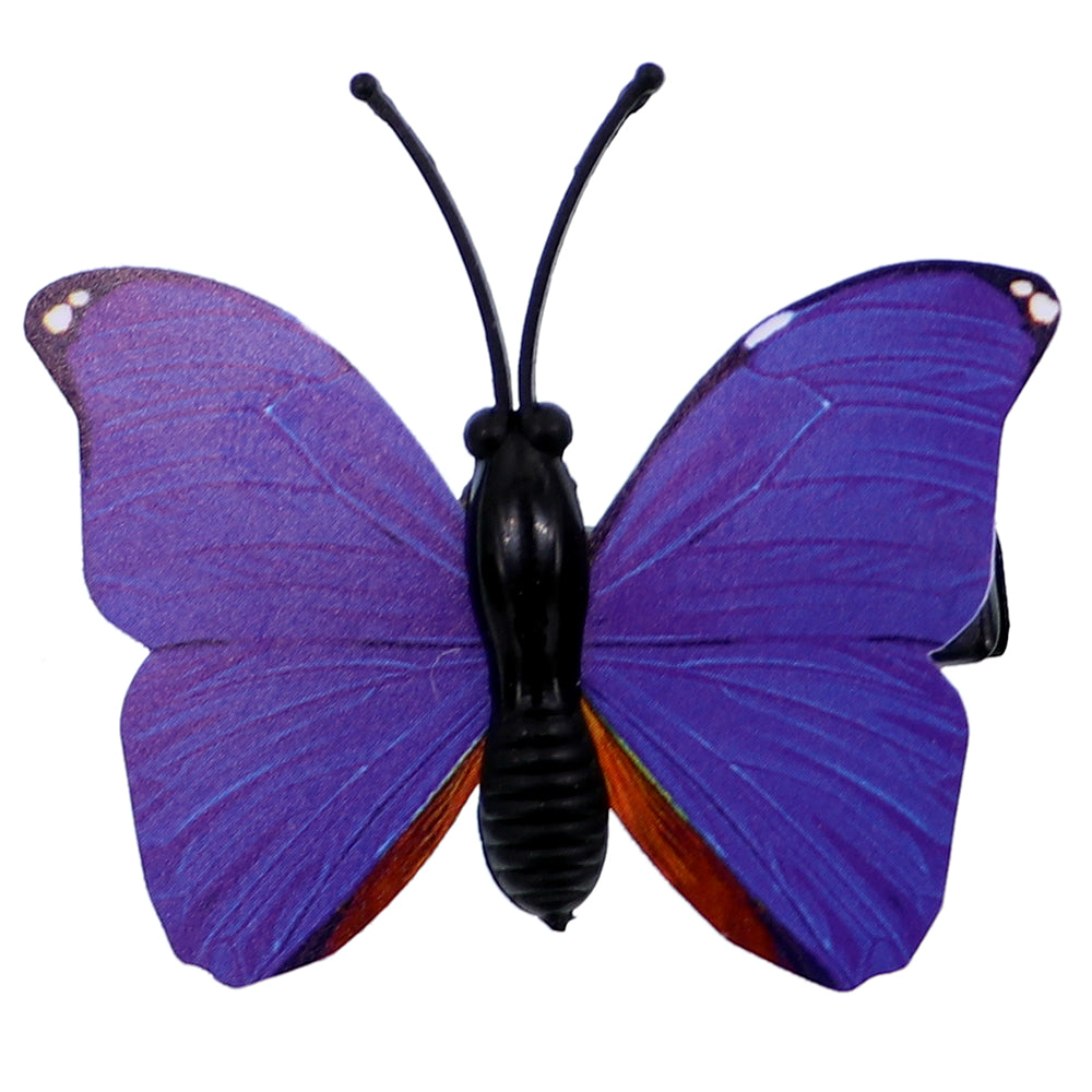 Purple Butterfly Hair Clip