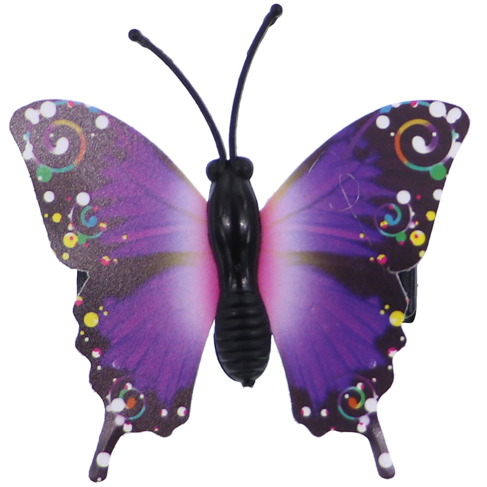 Purple Butterfly Hair Clip