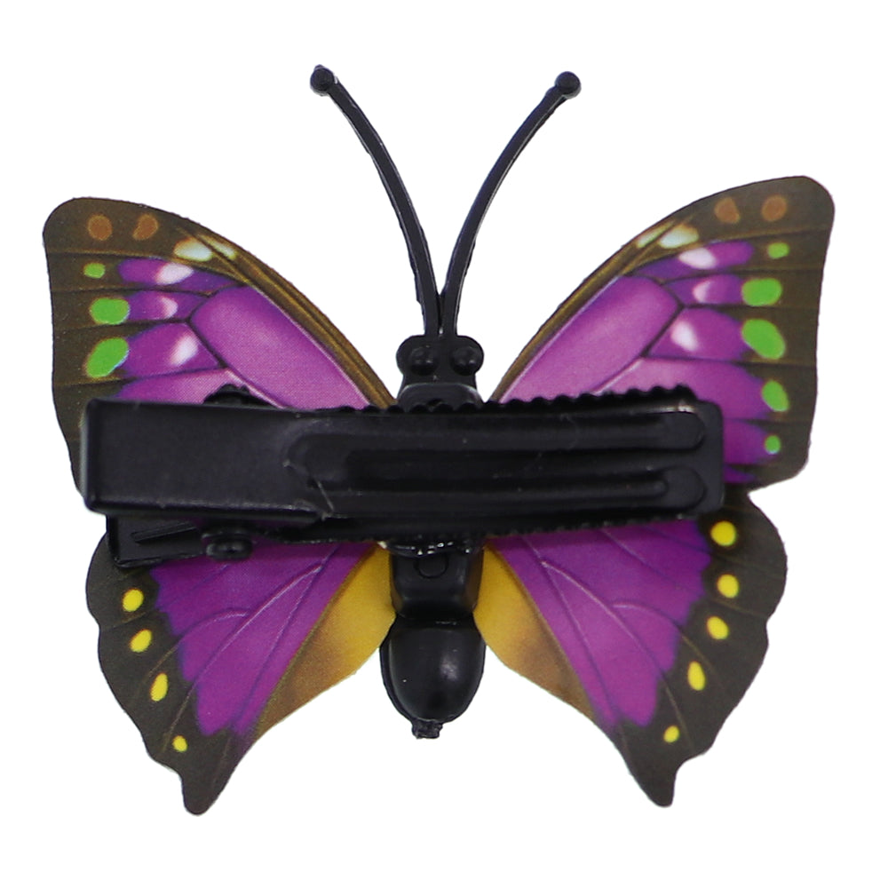 Purple Butterfly Hair Clip