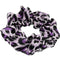 Purple Cheetah Print Hair Scrunchie
