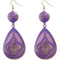 Purple Earrings