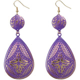 Purple Earrings