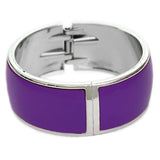 Purple Lightweight Hinged Bracelet
