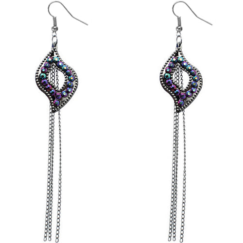 Purple Post Earrings