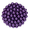 Purple Large Beaded Fashion Ring