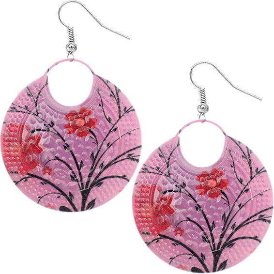 Purple Large earrings