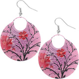 Purple Large earrings
