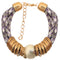 Purple Green Ringlet Cord Bracelet