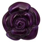 Purple Acrylic Large Flower Ring