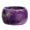 Purple Spotted Round Hinged Bracelet