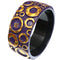 Purple Foil Bubble Bangle Bracelet