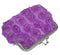 Purple Kisslock Flower Coin Purse