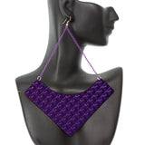 Big Purple Earrings