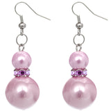 Purple Pearl Earrings