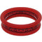 Red 3-Piece Wooden Cheetah Stacked Bracelets