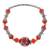 Glass Bead Stretch Bracelet