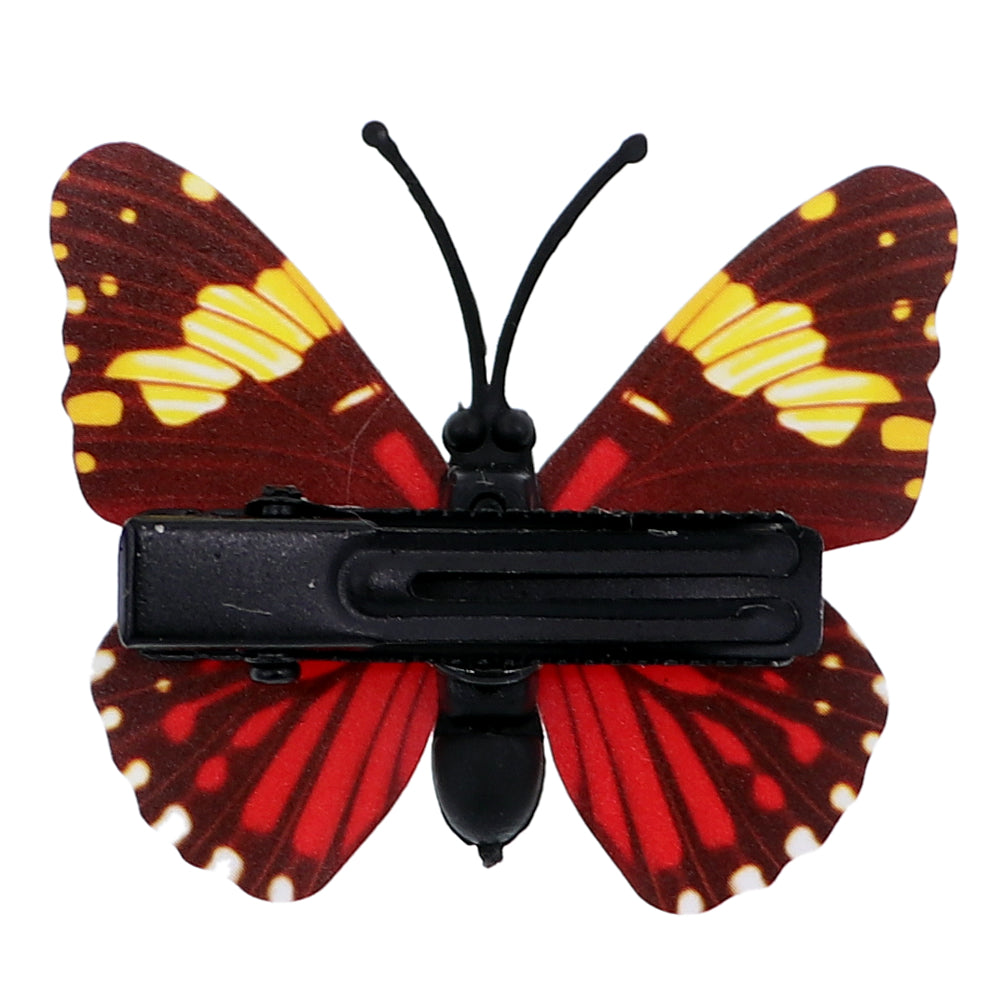 Red Butterfly Hair Clip