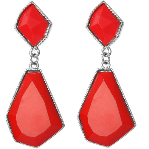Red Bubble Earrings